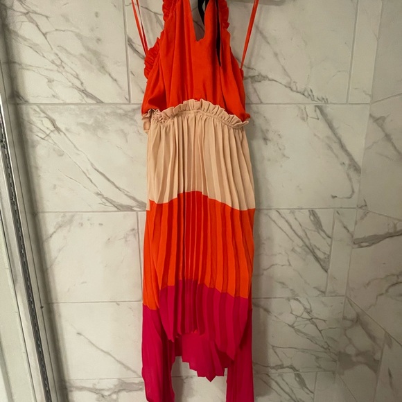 Vici Dresses & Skirts - Vici Dresses | Vici Dress Never Worn | Color: Orange/Pink | Size: L |